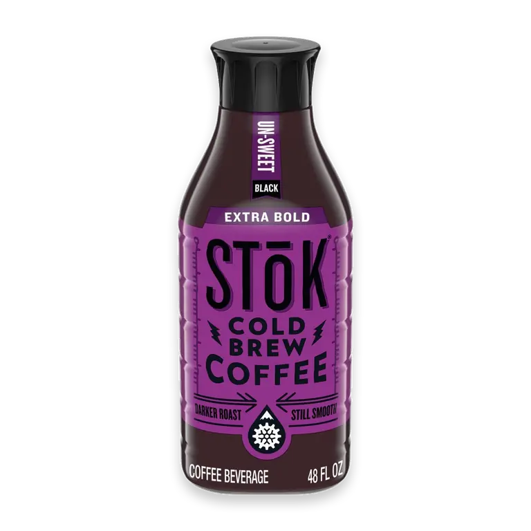 Extra Bold Black Unsweetened Cold Brew Coffee Bottle