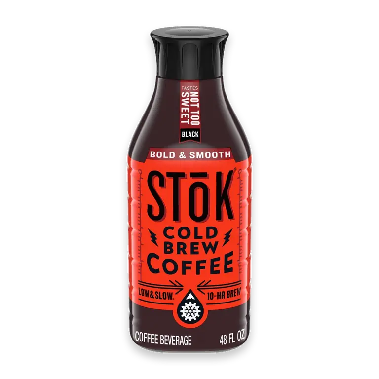 Not Too Sweet Black Cold Brew Coffee Bottle