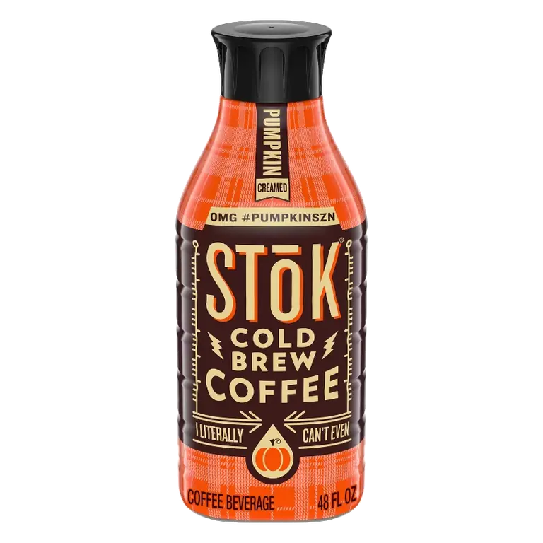 SToK Pumpkin Creamed Cold Brew Coffee, 48 fl oz