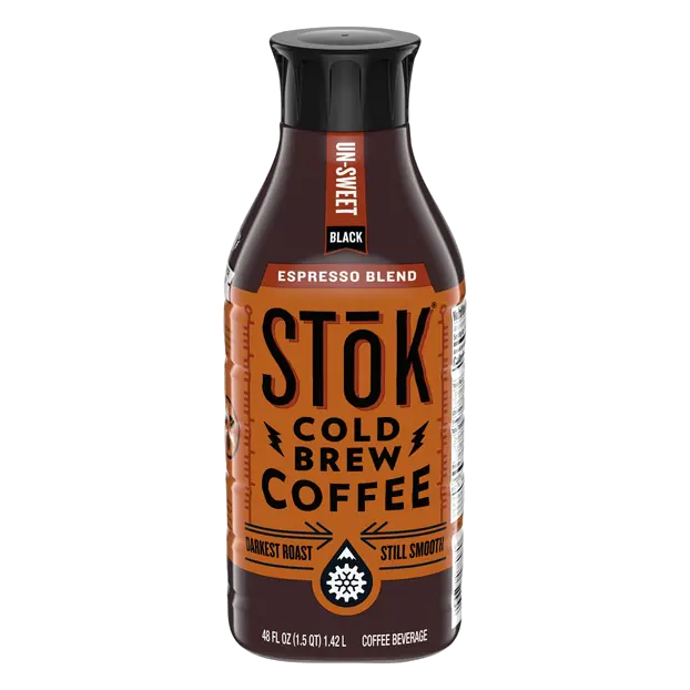 Un-Sweet Black Espresso Blend Cold Brew Coffee Refrigerated