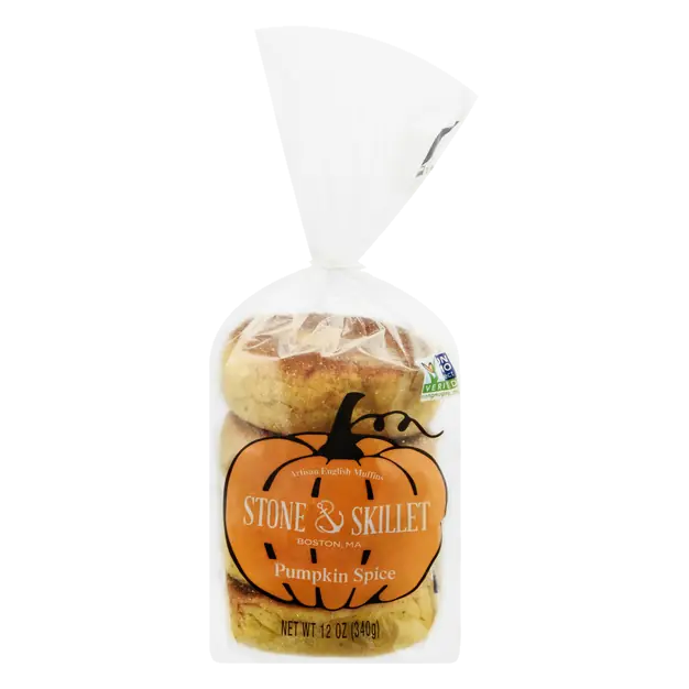 Pumpkin Spice English Muffins - 4 ct