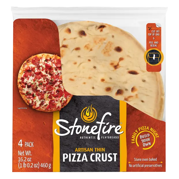 Artisan Thin Pizza Crust - 4 ct
