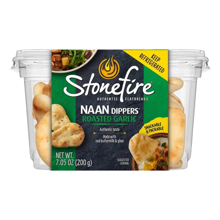 Stonefire Garlic Naan Dippers, 7.05 oz