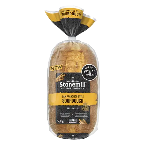 Stonemill Sourdough Bread San Francisco Style Sliced 550 g