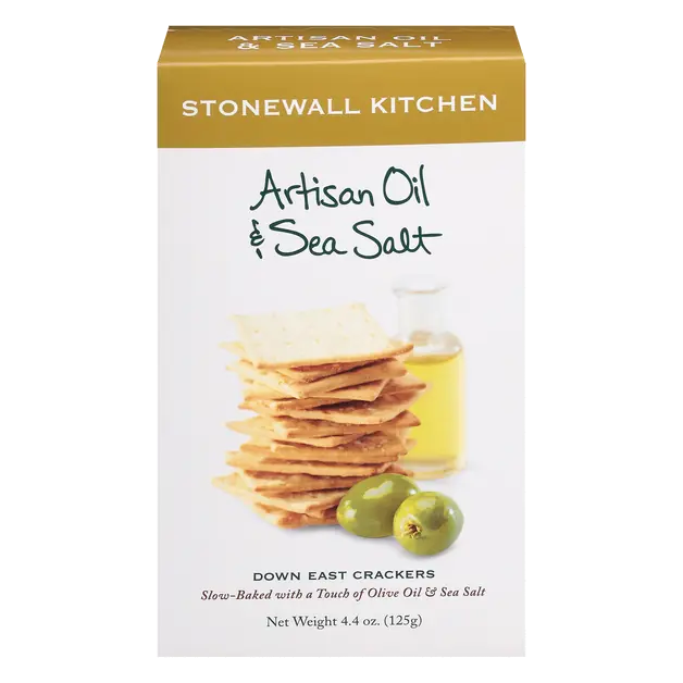 Down East Artisan Oil & Sea Salt Crackers
