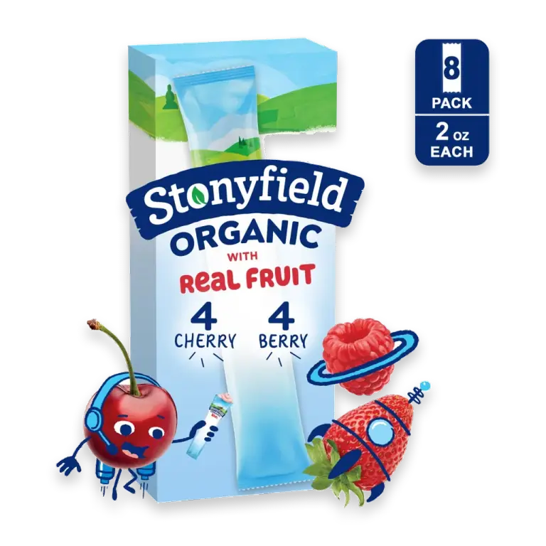 Kids Cherry & Berry Reduced Fat Yogurt Tubes