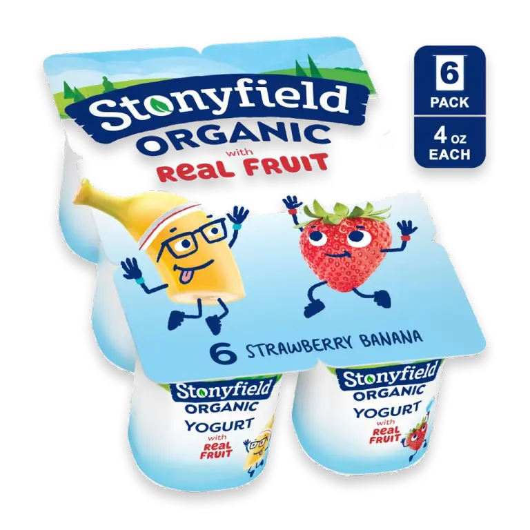 Kids Whole Milk Yogurt Cups, Strawberry Banana
