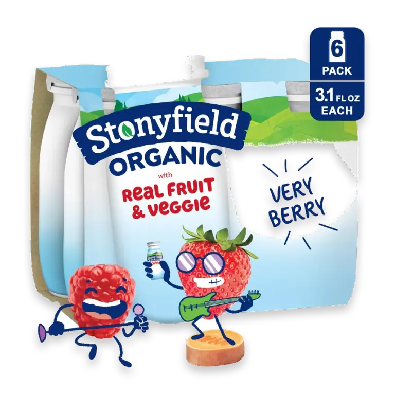 Lowfat Yogurt Smoothies, Very Berry, 3.1 fl. oz., 6ct