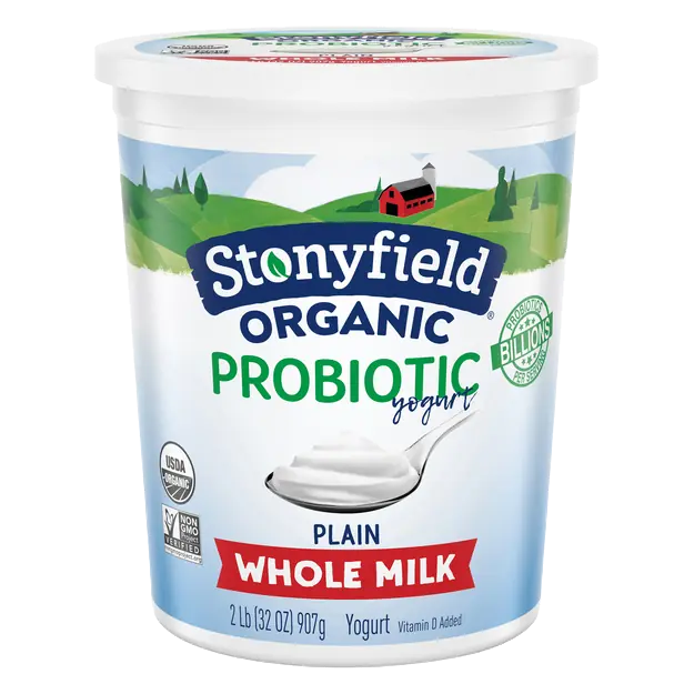 Organic Probiotic Whole Milk Plain Yogurt