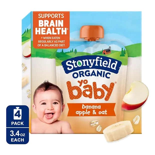 Yo Baby Whole Milk Banana & Oat Yogurt