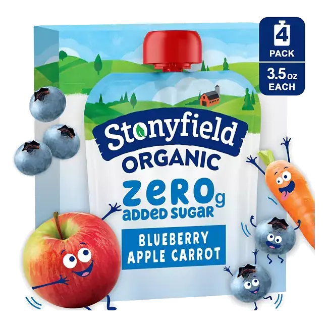 Zero Added Sugar Blueberry Apple Carrot Yogurt