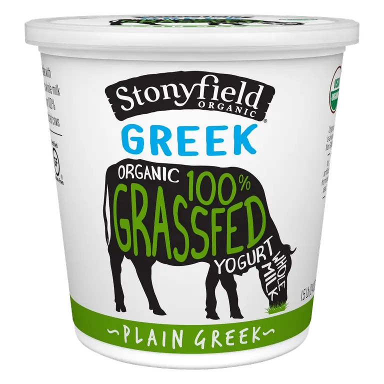 Plain Organic 100% Grassfed Greek Whole Milk Yogurt