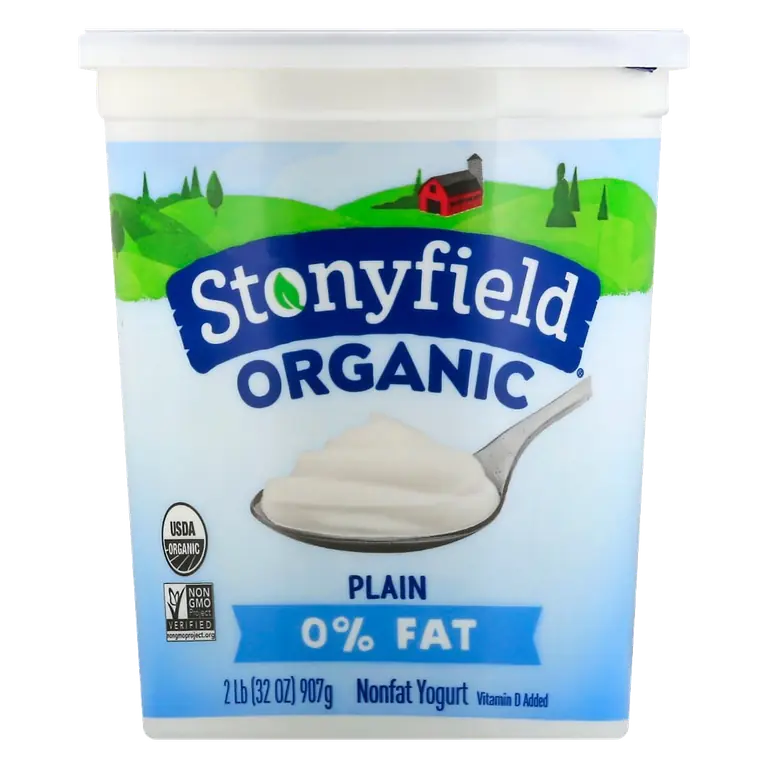 Plain Organic Nonfat Yogurt
