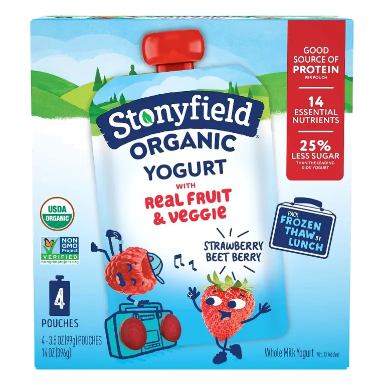Strawberry Beet Berry Organic Whole Milk Yogurt