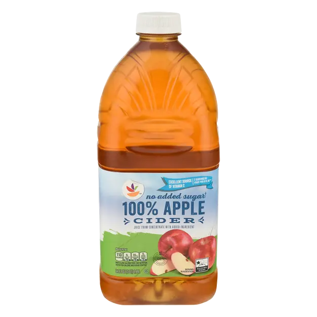 100% Apple Cider No Added Sugar from Concentrate