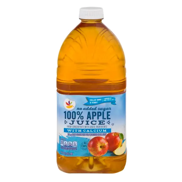 100% Apple Juice No Added Sugar With Calcium