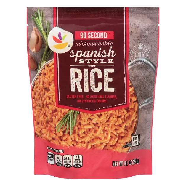 90 Second Microwave Spanish Style Rice Mix