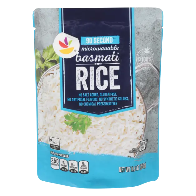 90 Second Microwave White Basmati Rice