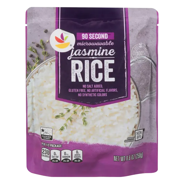 90 Second Microwave White Jasmine Rice