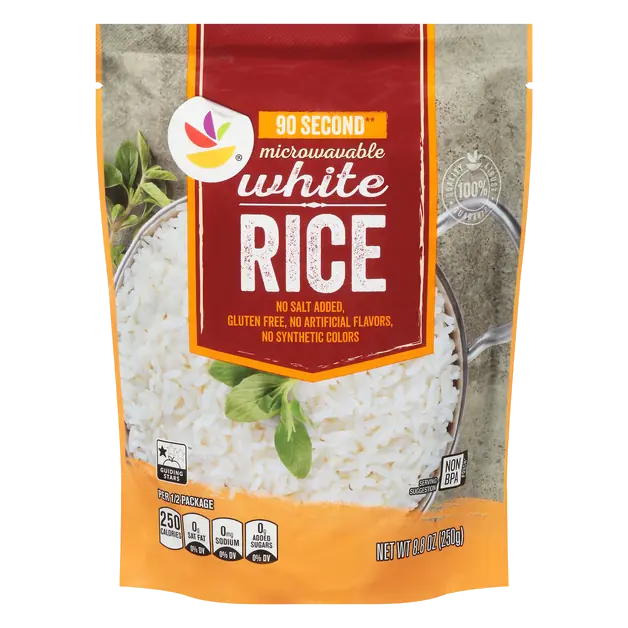 90 Second Microwave White Rice