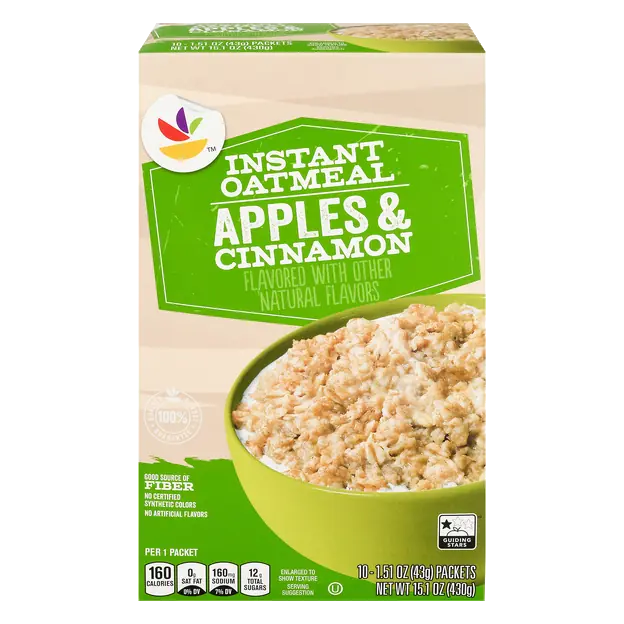 Apples & Cinnamon Instant Oatmeal - 10 ct
