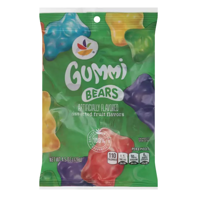 Assorted Fruit Gummi Candy