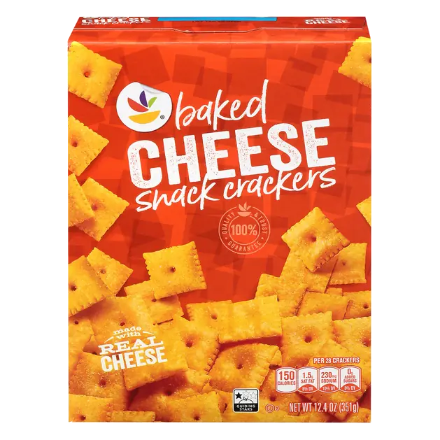 Baked Cheese Snack Crackers