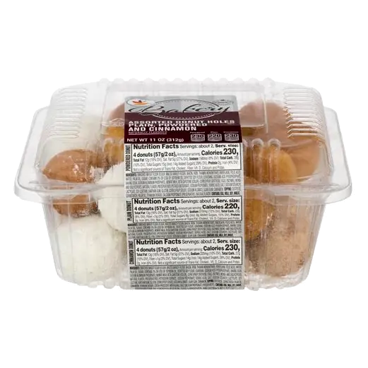 Bakery Assorted Plain Powdered & Cinnamon Donut Holes