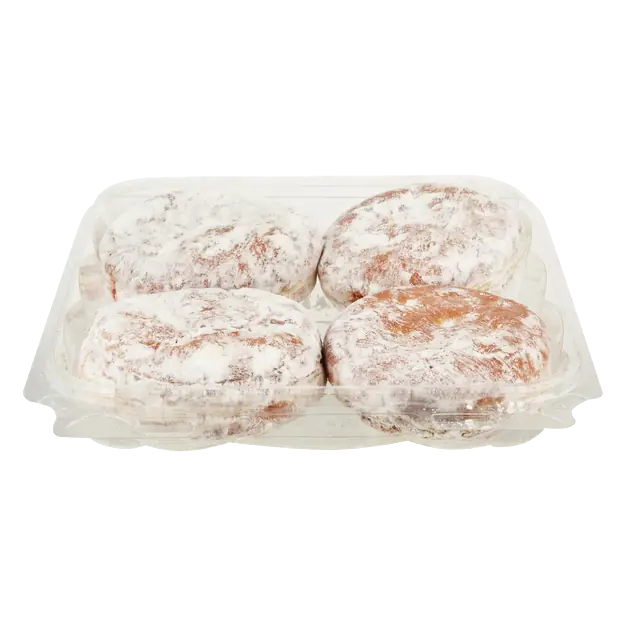 Bakery Powdered Raspberry Donuts - 4 ct