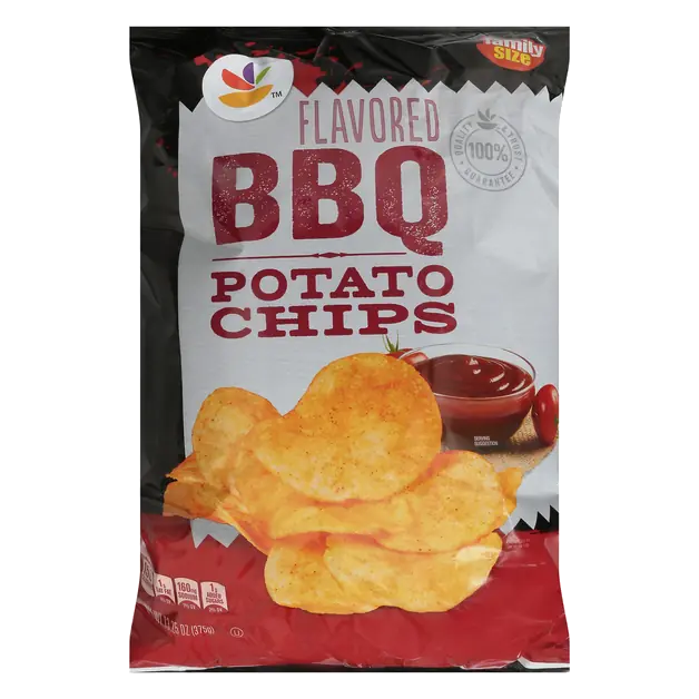 BBQ Potato Chips Family Size