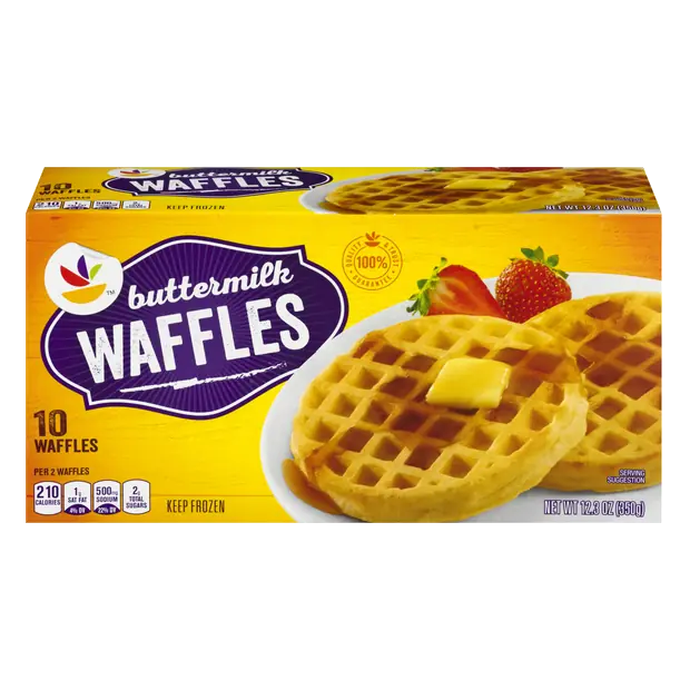 Buttermilk Waffles - 10 ct