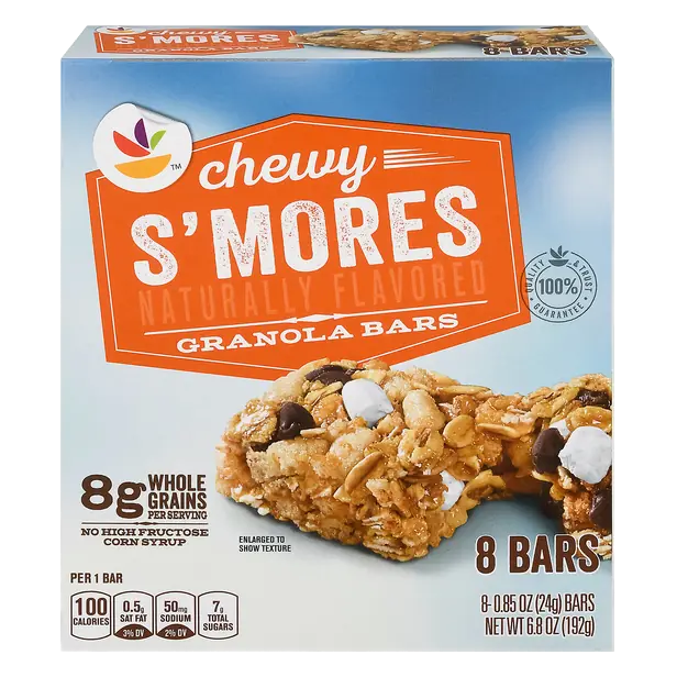 Chewy S'mores Granola Bars - 8 ct