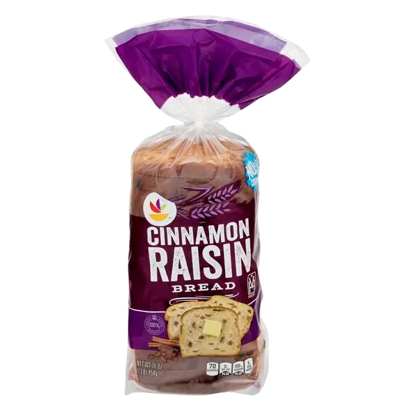 Cinnamon Raisin Bread Sliced