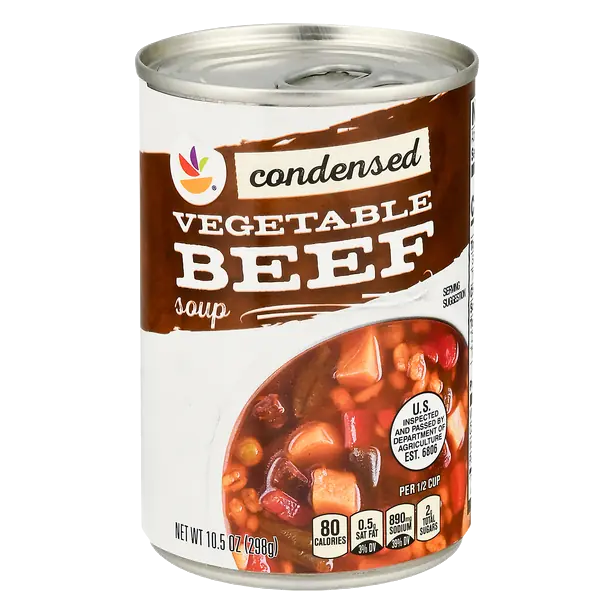 Condensed Vegetable Beef Soup