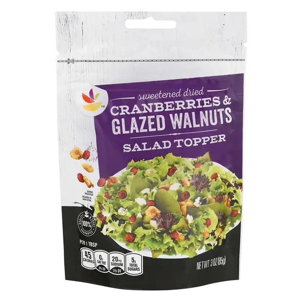 Cranberries & Glazed Walnuts Salad Topper