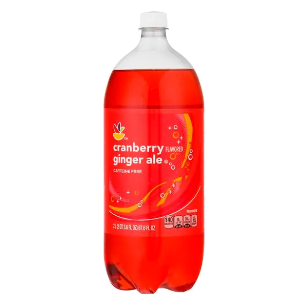 Cranberry Ginger Ale Soda Caffeine Free