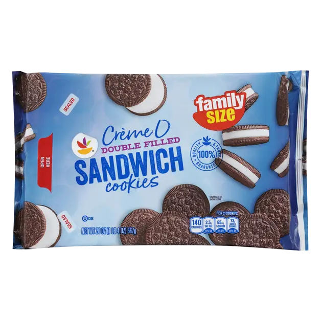 Creme O Double Filled Sandwich Cookies Family Size