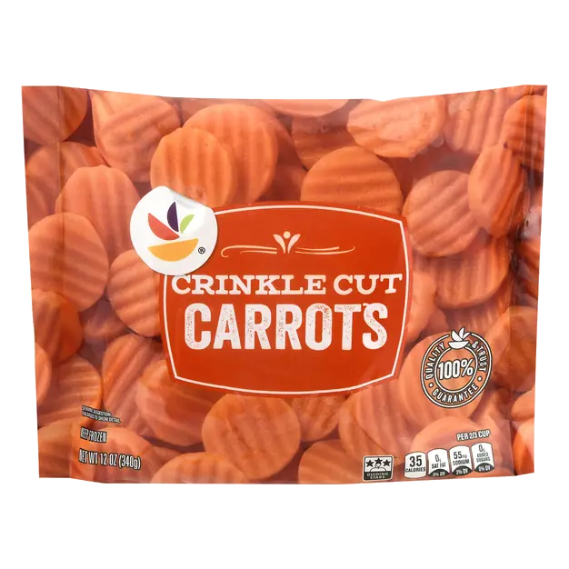 Crinkle Cut Carrots Frozen