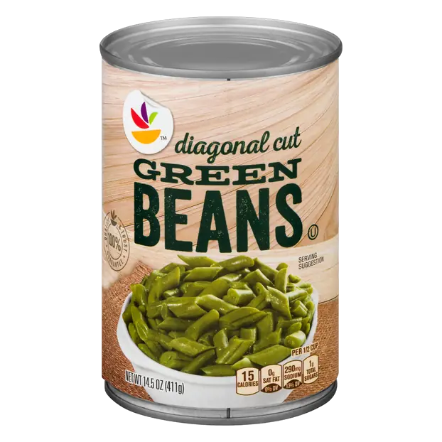 Diagonal Cut Green Beans
