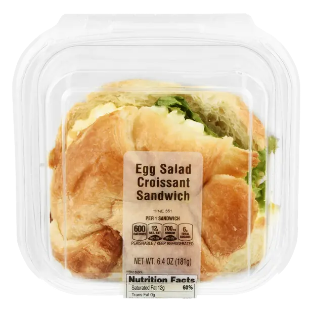 Egg Salad Croissant Sandwich