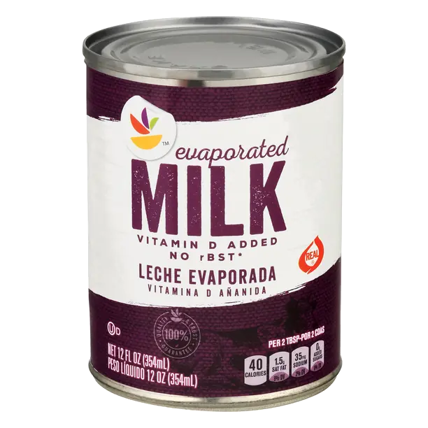 Evaporated Milk with Vitamin D (Leche Evaporada)