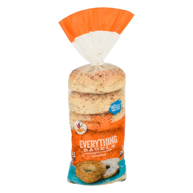 Everything Pre-Sliced Bagels - 6 ct