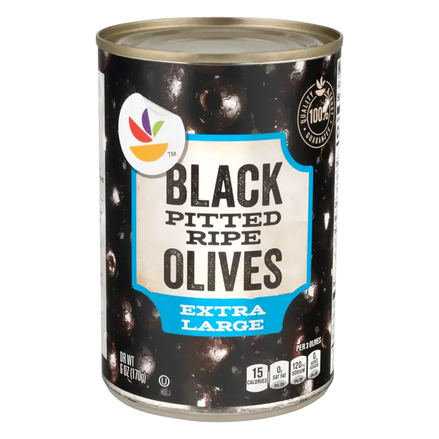 Extra Large Pitted Ripe Black Olives