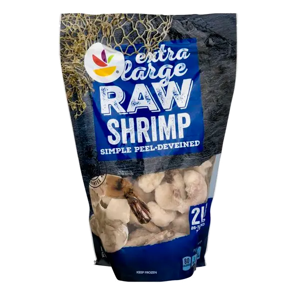 Farm Raised Raw EZ-Peel Extra Large Shrimp 26-30 ct Frozen