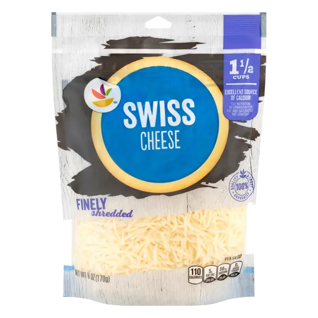 Finely Shredded Swiss Cheese