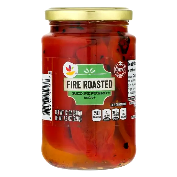 Fire Roasted Red Peppers Halves
