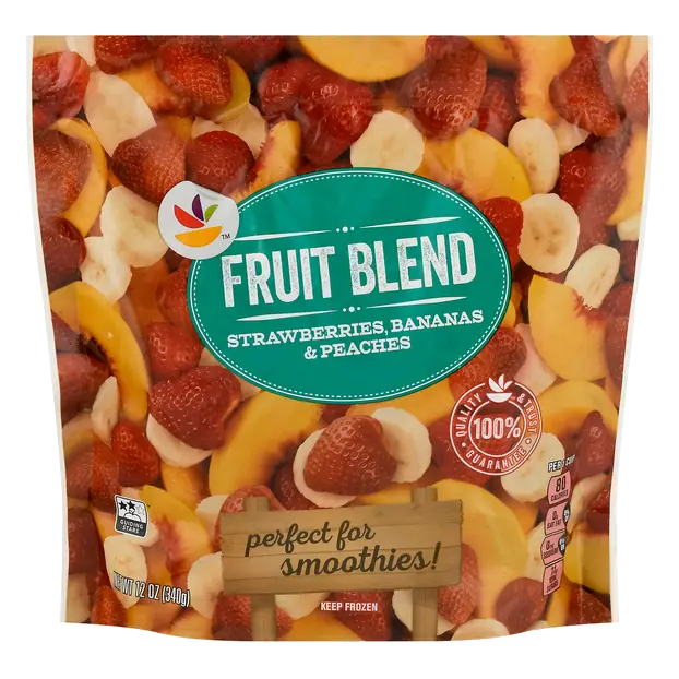 Fruit Blend Strawberries Bananas & Peaches Frozen