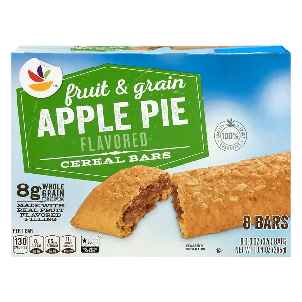 Fruit & Grain Apple Pie Cereal Bars - 8 ct