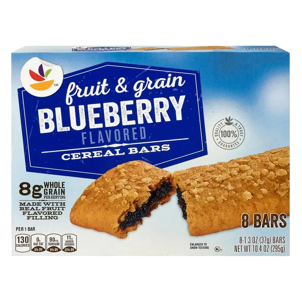 Fruit & Grain Blueberry Cereal Bars - 8 ct