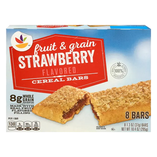 Fruit & Grain Strawberry Cereal Bars - 8 ct